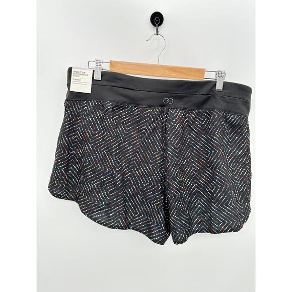 Calia Shorts Women XXL NWT Black Workout Gym Running Training - Picture 2 of 9